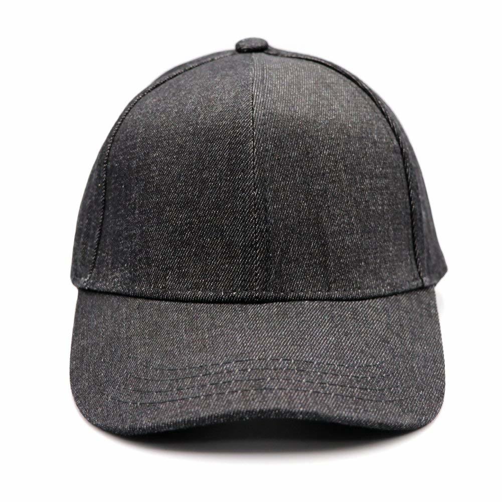 Ponytail Messy High Buns Mesh Plain Polyester Womens Baseball Cap