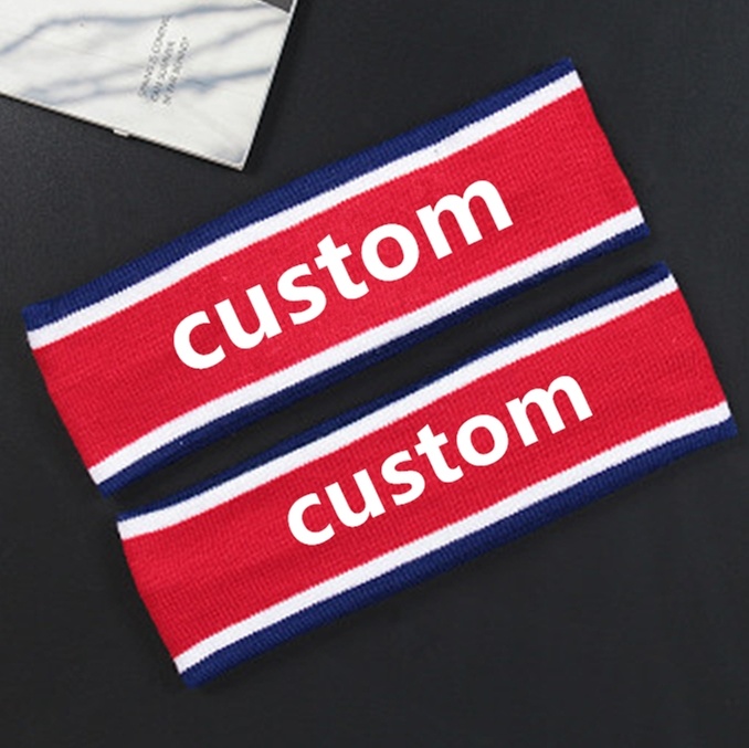Custom Fashion Men Women Knit Yoga Headband Promotional Sports Headband