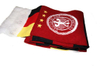 100% Polyester Soccer Football Fan Cheering Knitted Fan Scarf Custom