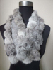 BSCI Audit Winter Warm Fur Scarf Real Rabbit Fur Scarf