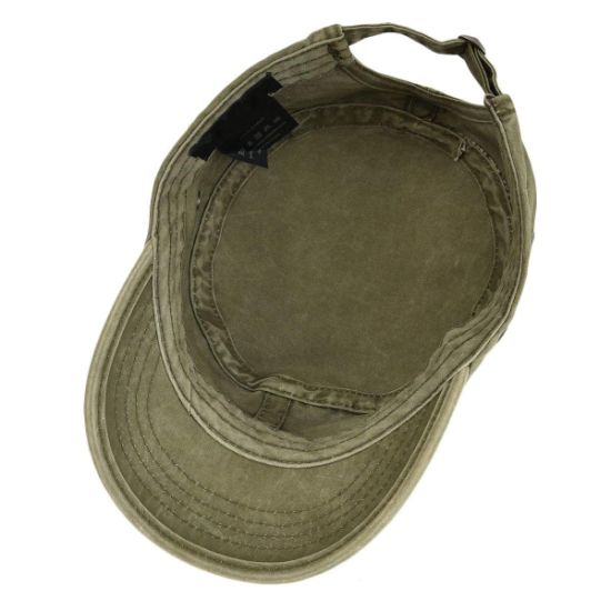 Adjustable Cadet Army Hat Vintage Cap Washed Cotton Military Cap