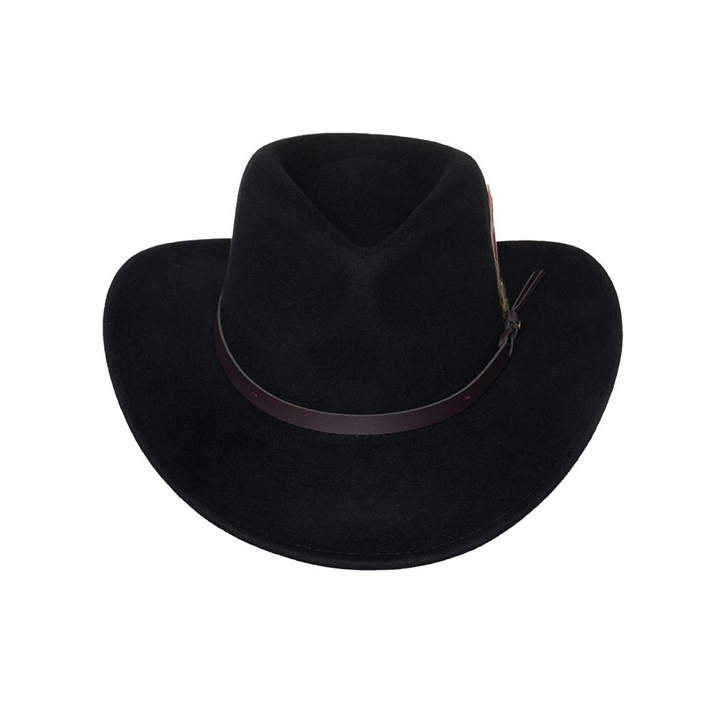 BSCI Audit Faux-Leather Durable Crushable Wool Jb Mauney Cowboy Hat