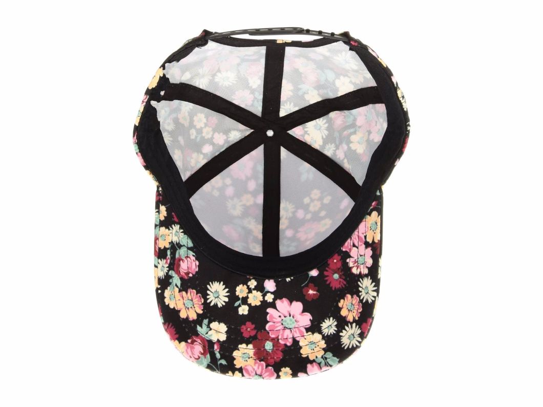 Sedex Audit Wholesale Adjustable Sublimation Printing Baseball Polyester Hat with Interior Sweatband