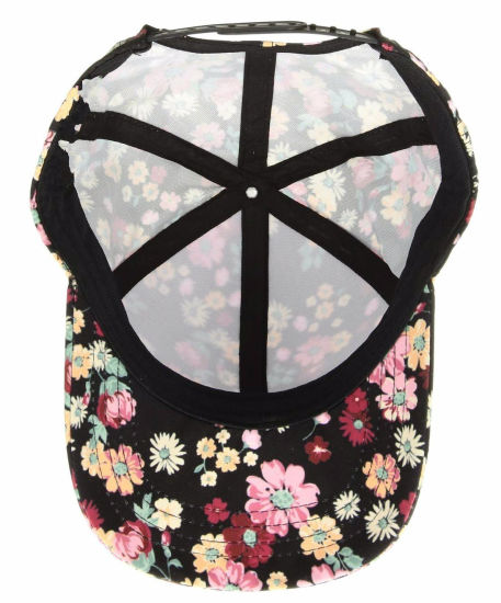 Sedex Audit Wholesale Adjustable Sublimation Printing Baseball Polyester Hat with Interior Sweatband