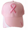 Custom 100% Cotton Adjustable Curved Baseball Style 6-Panel Pink Ribbon Cap