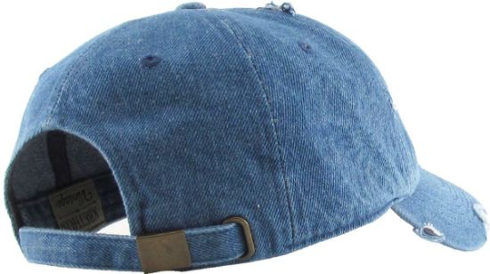 Vintage Washed Distressed Cotton Dad Hat Adjustable Solid Blank Unisex Style Baseball Cap