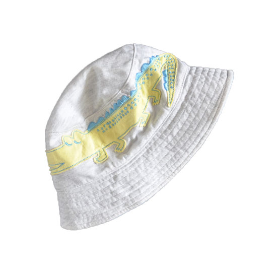 Denim Custom Short Brim Folding Cotton Roll up Customized Logo White Baby Bucket Hat