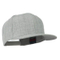 Custom 100% Wool Woven Flat Bill 6-Panel Blank Wool Snapback