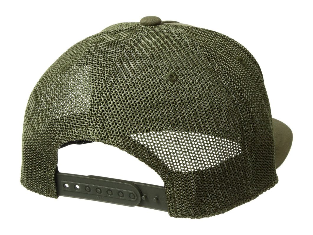 OEM Cotton Patch Green 5-Panel Nylon Mesh Snapback Trucker Caps