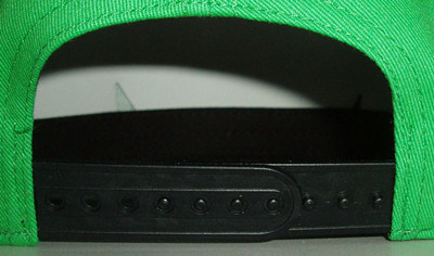 Wholesale Cotton 6-Panel Green Embroidery Custom Boy Funny Snapback Cap