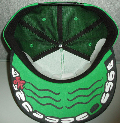 Wholesale Cotton 6-Panel Green Embroidery Custom Boy Funny Snapback Cap