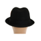 Custom Flipped Brim Felt Fedora Oktoberfest Hat with Leather Sweatband