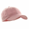 BSCI Audit Custom 6-Panel Unstructured Dyed Cotton Twill Pink Cap