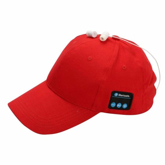 Custom Blank Wireless Earphone Headphone Hat Bluetooth Baseball Cap