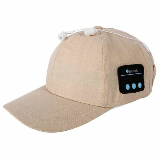 Custom Blank Wireless Earphone Headphone Hat Bluetooth Baseball Cap