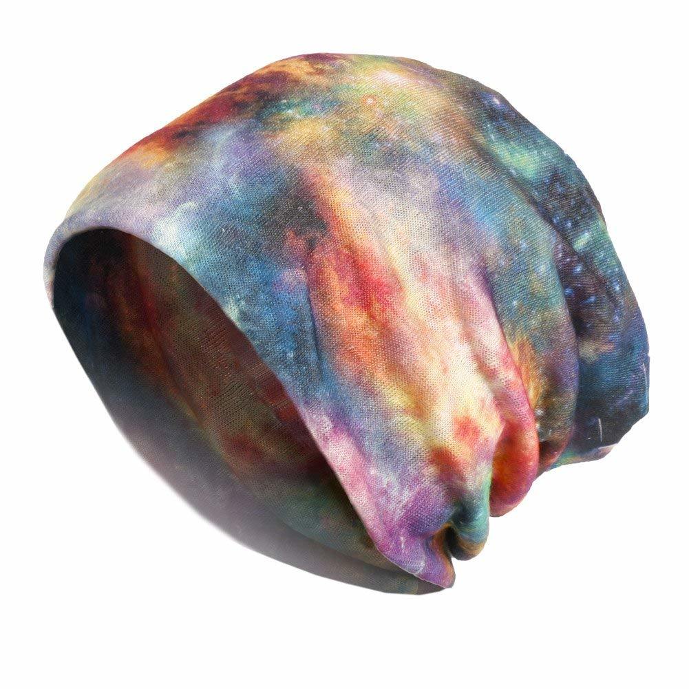 Galaxy Caps Sublimation Multifunctional Multi-Type Baggy Slouchy Beanie Snood Caps