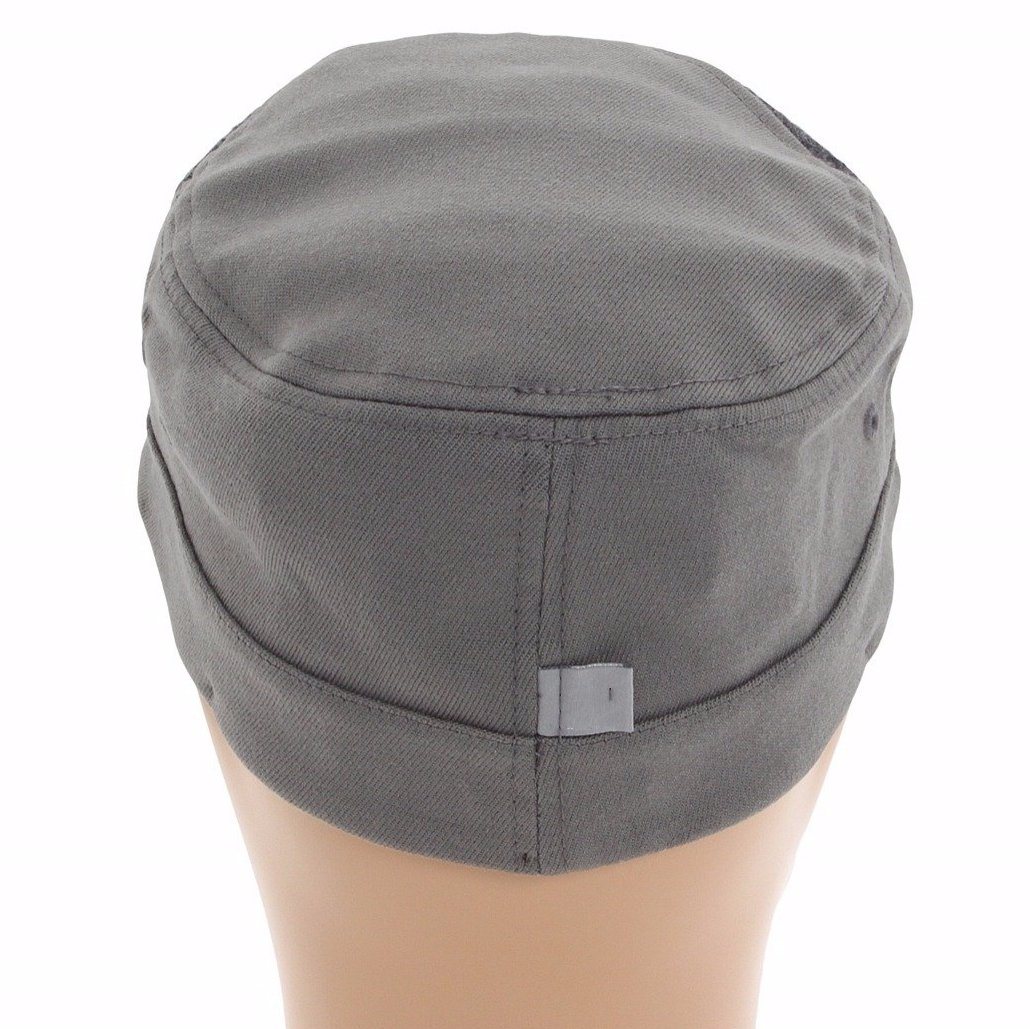 BSCI Audit Wholesale Custom Winter Blank Classic Army Gray Wool Cap