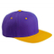 100% Polyester 6-Panel Flat Bill Snapback Baseball Cap Hip Hop