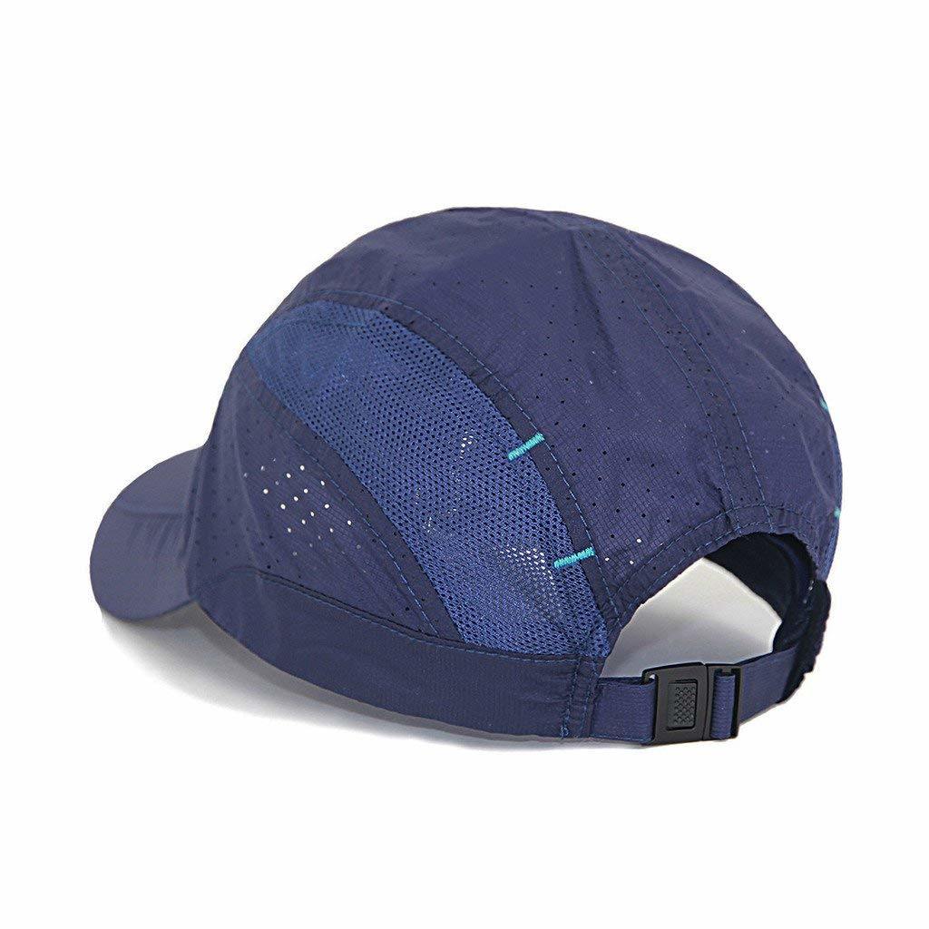 100% Polyester Adjustable Quick-Dry Running Camping Sport Cap Men