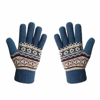 BSCI Audit Custom Warm Winter Colorful Women and Kids Knit Gloves