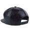Sedex Audit Men Baseball Cap Hip-Hop Style PU Leather Flatbill Trunker Snapback Cap Black