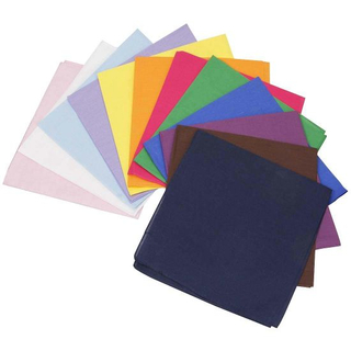 Wholesale Custom Multifunctional 100% Cotton Fabric Plain Bandana