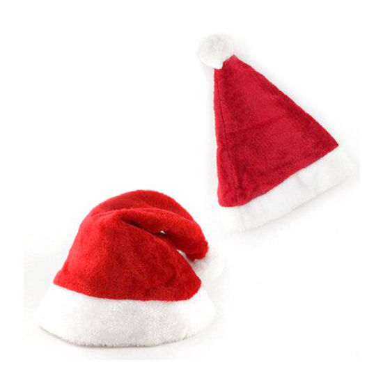Wholesale Soft Plush Custom Funny Christmas Santa Hat