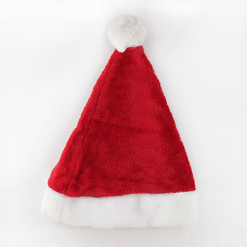 Wholesale Soft Plush Custom Funny Christmas Santa Hat