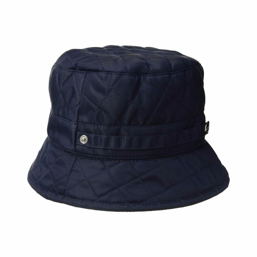 Snap Button Winter Bucket Hat with Down-Turned Brim Wholesale Custom