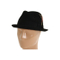 Custom Flipped Brim Felt Fedora Oktoberfest Hat with Leather Sweatband