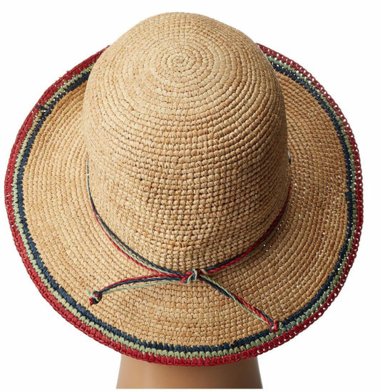 Sedex Audit Summer Women Crochet Raffia Bucket Sun Hat Straw