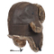 Winter Trapper Pilot Aviator Knit Russian Ushanka Leather Bomber Hat