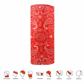 BSCI Audit Acrylic Multi Scarf Snood Neck Head Wear Bandanas Snood Cap Warmer Tube Mas Sports Snood
