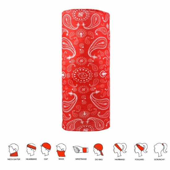BSCI Audit Acrylic Multi Scarf Snood Neck Head Wear Bandanas Snood Cap Warmer Tube Mas Sports Snood
