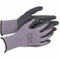 Breathable Work Gloves 100% Polyester Latex Coated Grey Nylon Gloves