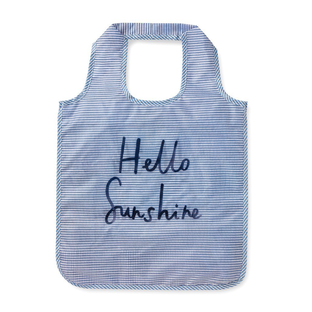 Custom Lightweight Reusable Nylon Shopping Tote Bag with Designed Print