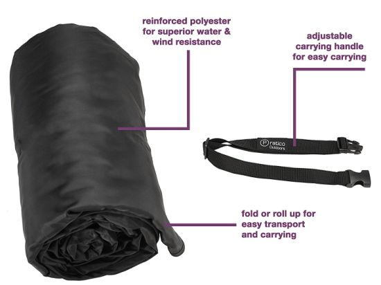 100% Polyester Plaid Portable Extra Large Polar Fleece Picnic Blanket