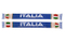 BSCI Audit Acrylic Italy Italia Soccer Double-Sided Fan Football Knit Scarf