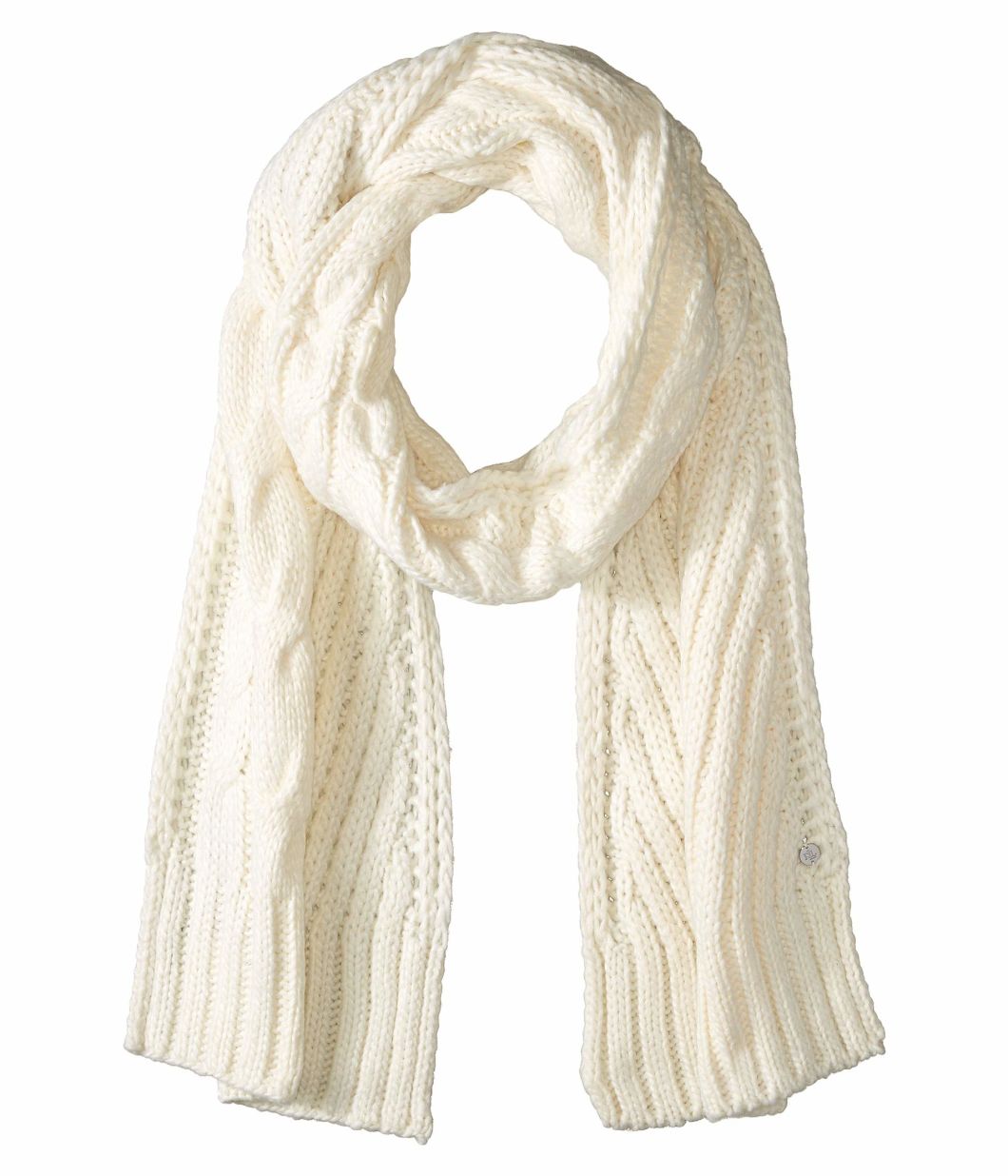 BSCI Audit Custom 100% Acrylic Winter Warm Ribbed Cable Knit Scarf