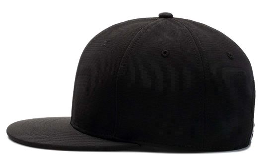 Adjustable Fashion Hip Hop Blank Customized Flat Brim Cap Snapback with 6 Embroidered Eyelets