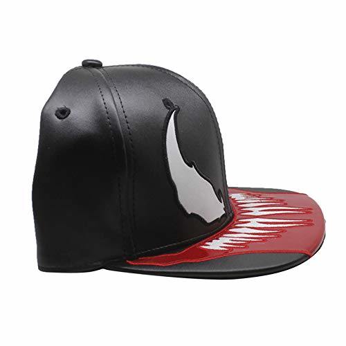 Lightweight Adjustable Fashion Hip Hop PU Leather Snapback Cap for Man Women