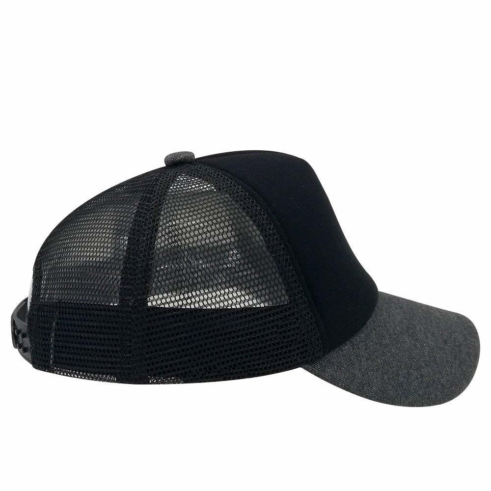 Custom 100% Cotton Adjustable Unisex Plain Mesh Trucker Blank Cap