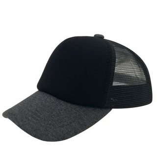 Custom 100% Cotton Adjustable Unisex Plain Mesh Trucker Blank Cap