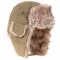 Winter Warm Bomber Hats Striped Fur Caps Men Women Russian Trapper Hat Aviator Trooper Ear Flap Snow Ski Hat Cap