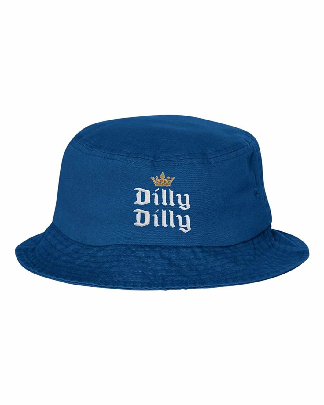 100% Cotton Promotional Flat Crown Embroidered Fashion Bucket Hat