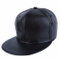 Sedex Audit Men Baseball Cap Hip-Hop Style PU Leather Flatbill Trunker Snapback Cap Black