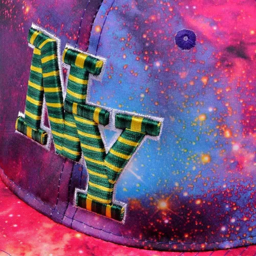 100% Polyester Sublimation Printing Style Ny Fashion Embroidered Visor Snapback Cap