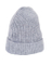 Gray Plain Merino Wool Knit Slouch Custom Beanie Winter Hat