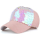 Sedex Audit 100% Cotton Bling Mermaid Adjustable Mesh Party Trucker Sequin Caps