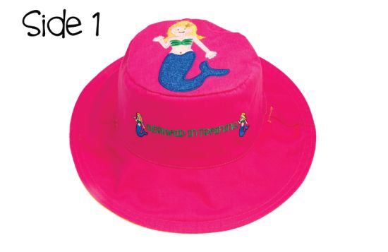 100%Cotton Cartoon Animal Reversible Embroidered Funny Kids Bucket Hat